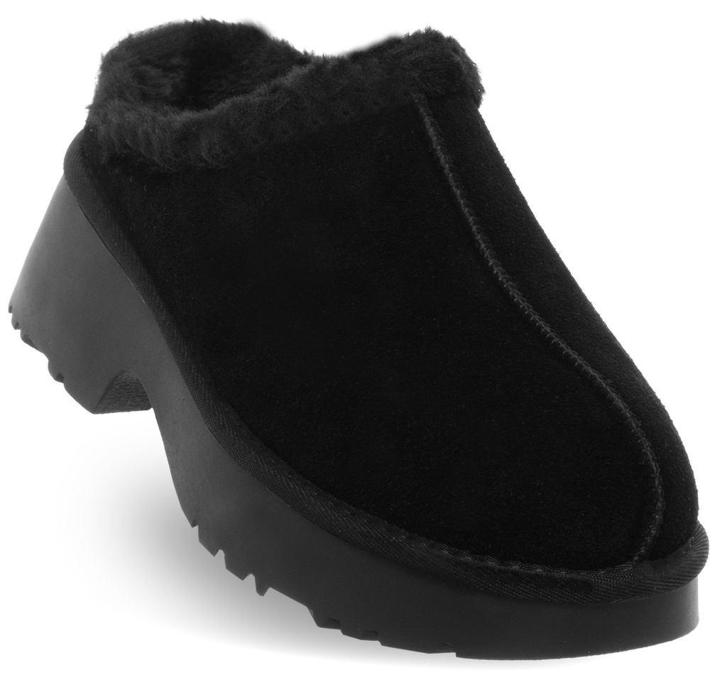 Боти до глезена от четкана кожа с косъм