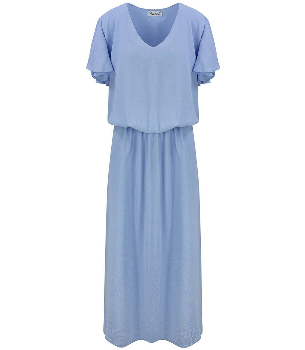 Pri WINDING MAXI dress with elastic waistband