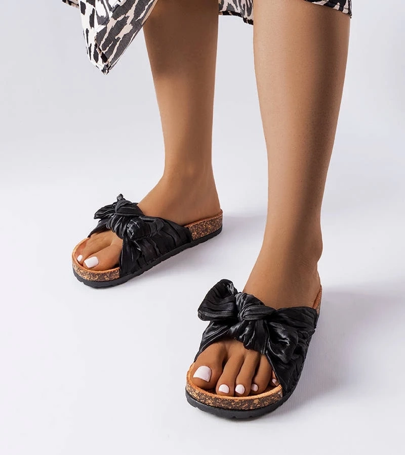 marka niezdefiniowana Flip-flops negri cu fundiță Duplanty