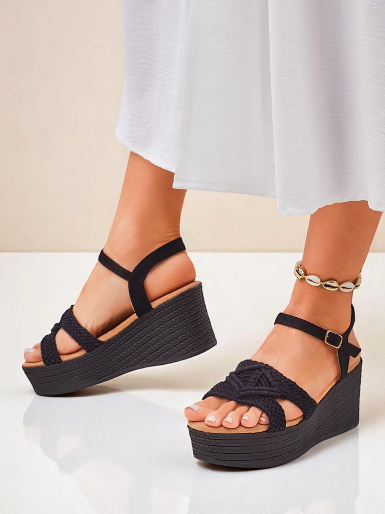 Resti Women's wedge sandals braided Sunny Day