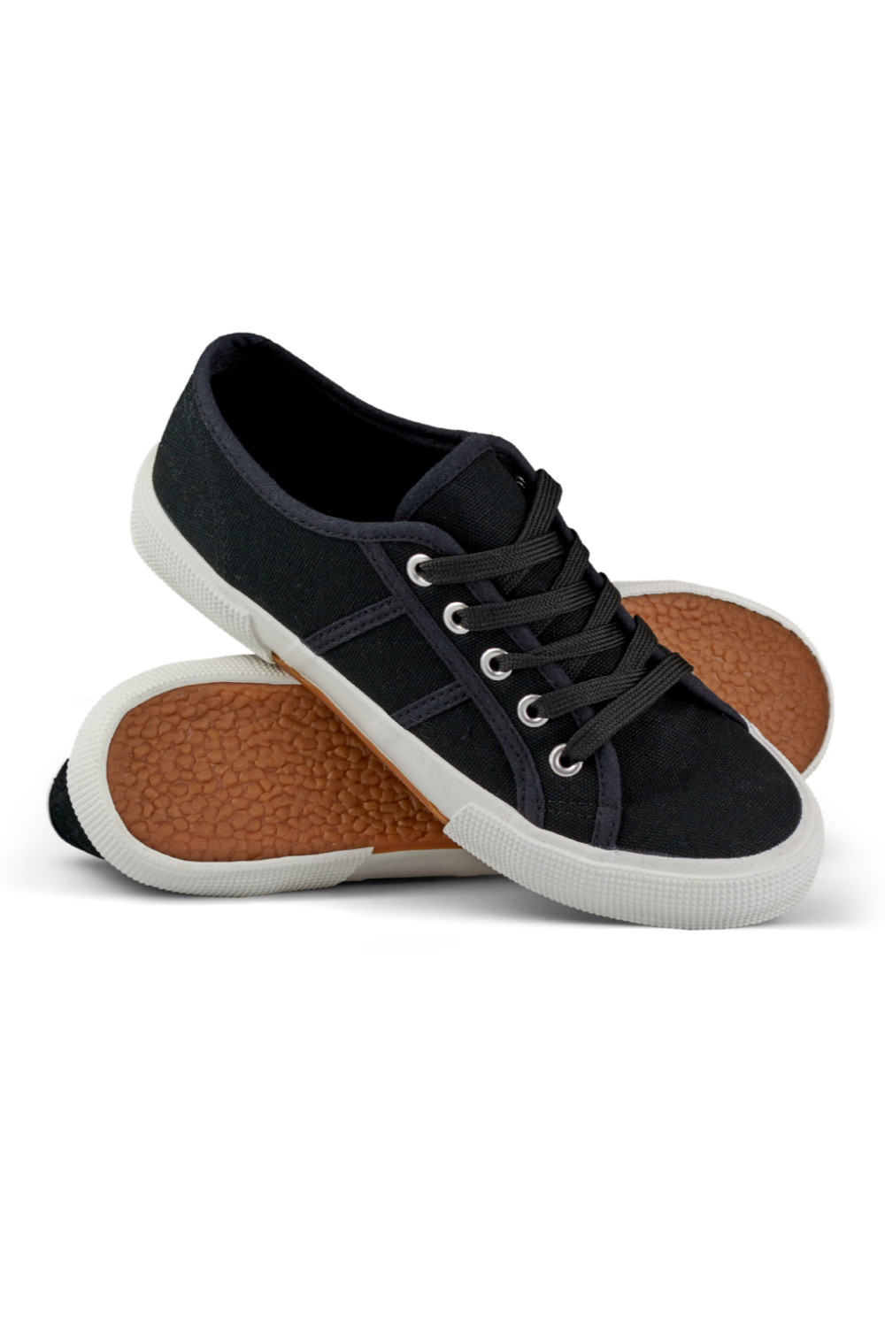 primohurt Czarne niskie trampki