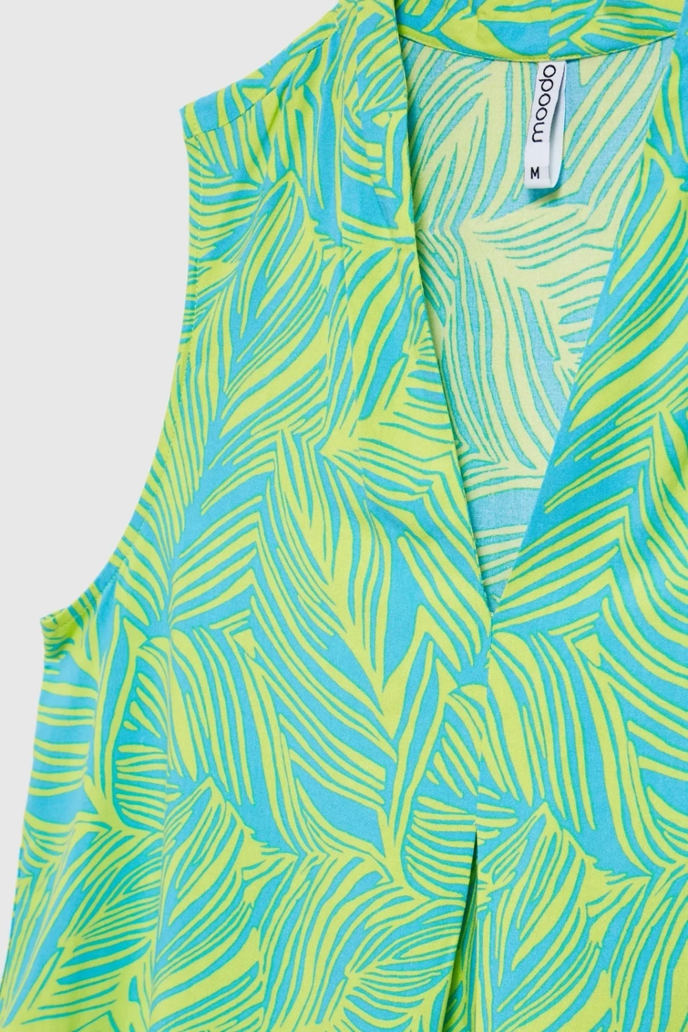 Women's blouse with neckline MOODO - colorful