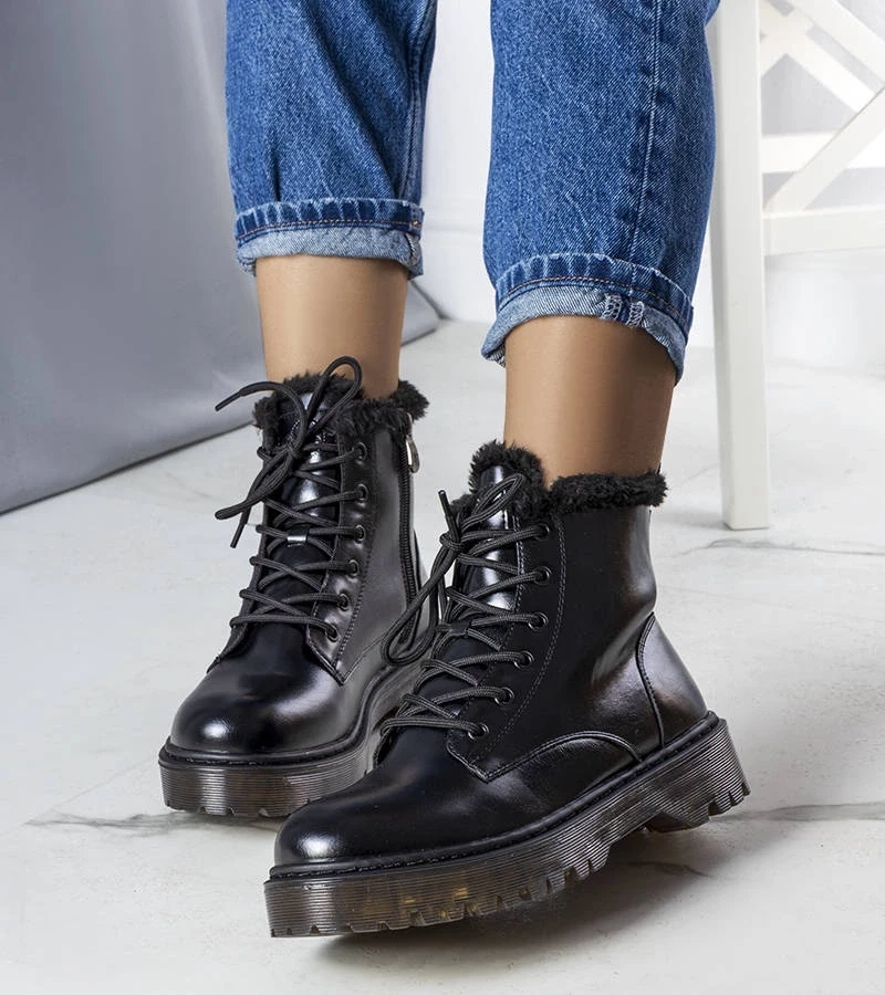 D/CEO Black high boots Christabel