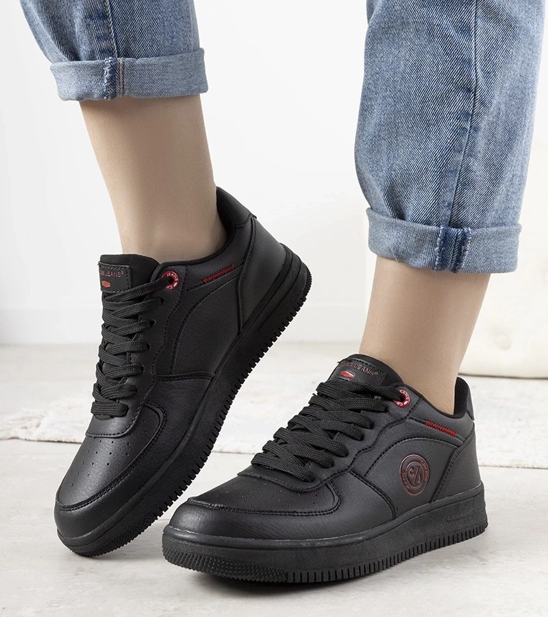 D/CEO Black sneakers Cross Jeans Zemira