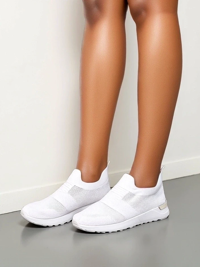 Resti Women's Slip-On Fabric Sports Shoes Satet