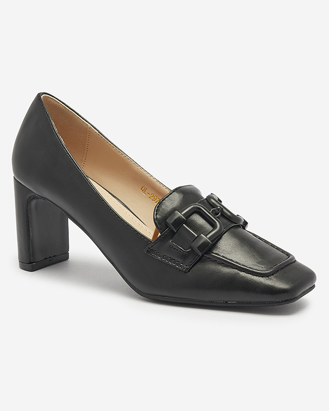 Resti Women&#039;s moccasin-style pumps in black Mokwell-Footwear