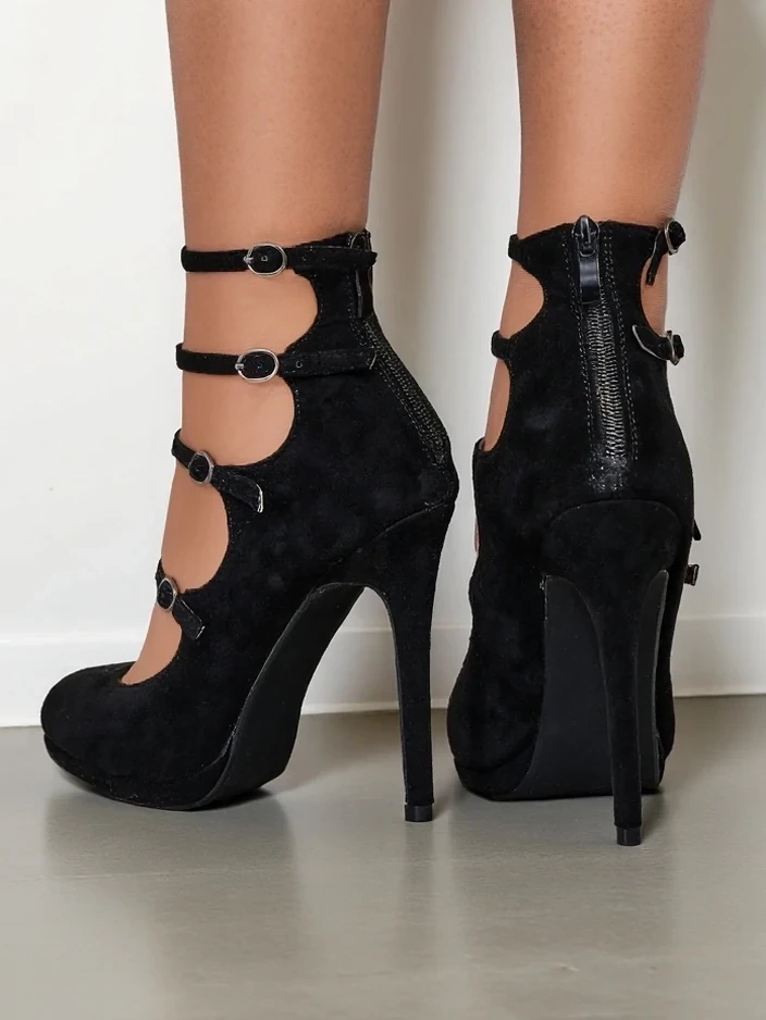 Resti Women's Stiletto Heels with Straps Celose