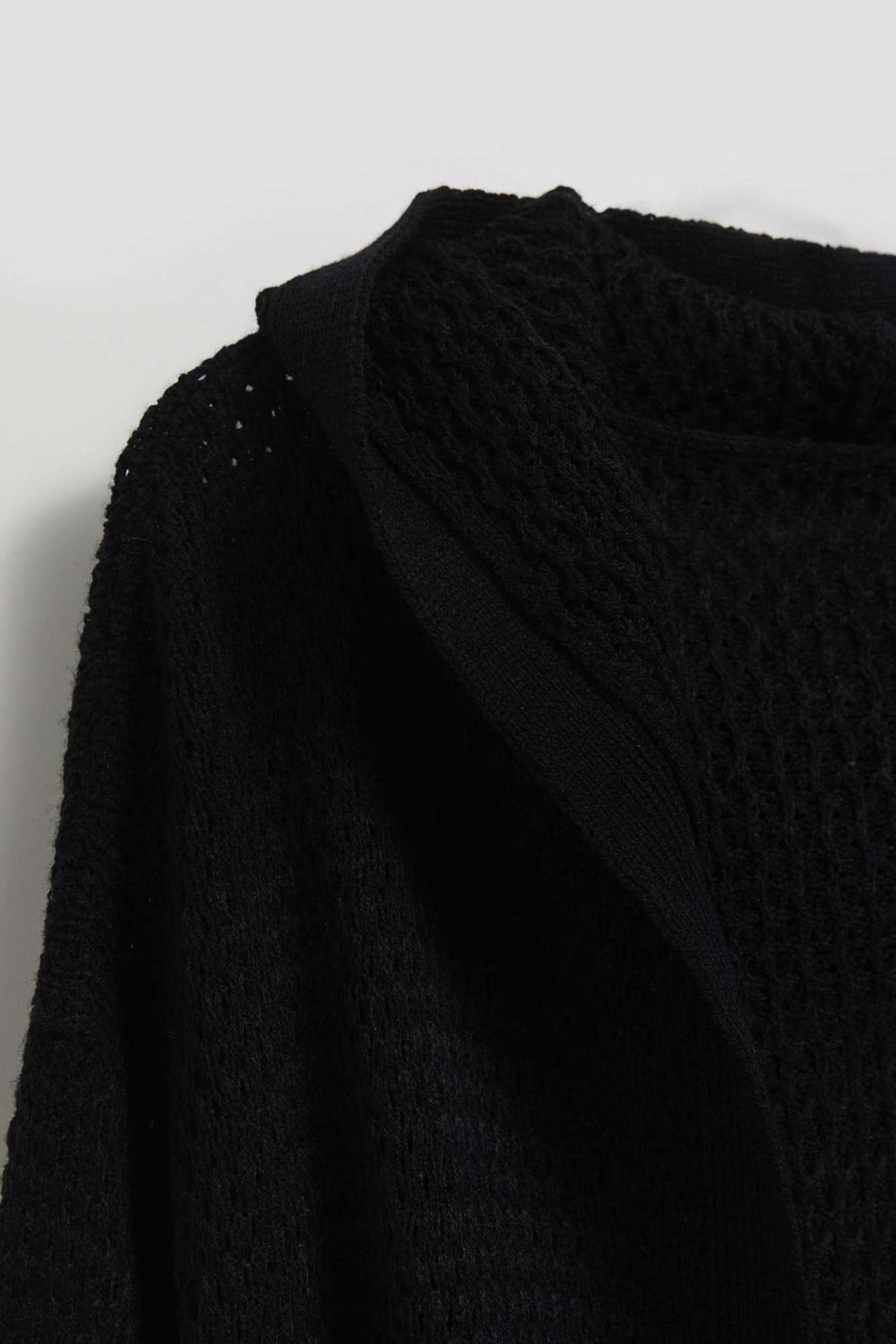 Marisse Long Cardigan With Pockets, Black