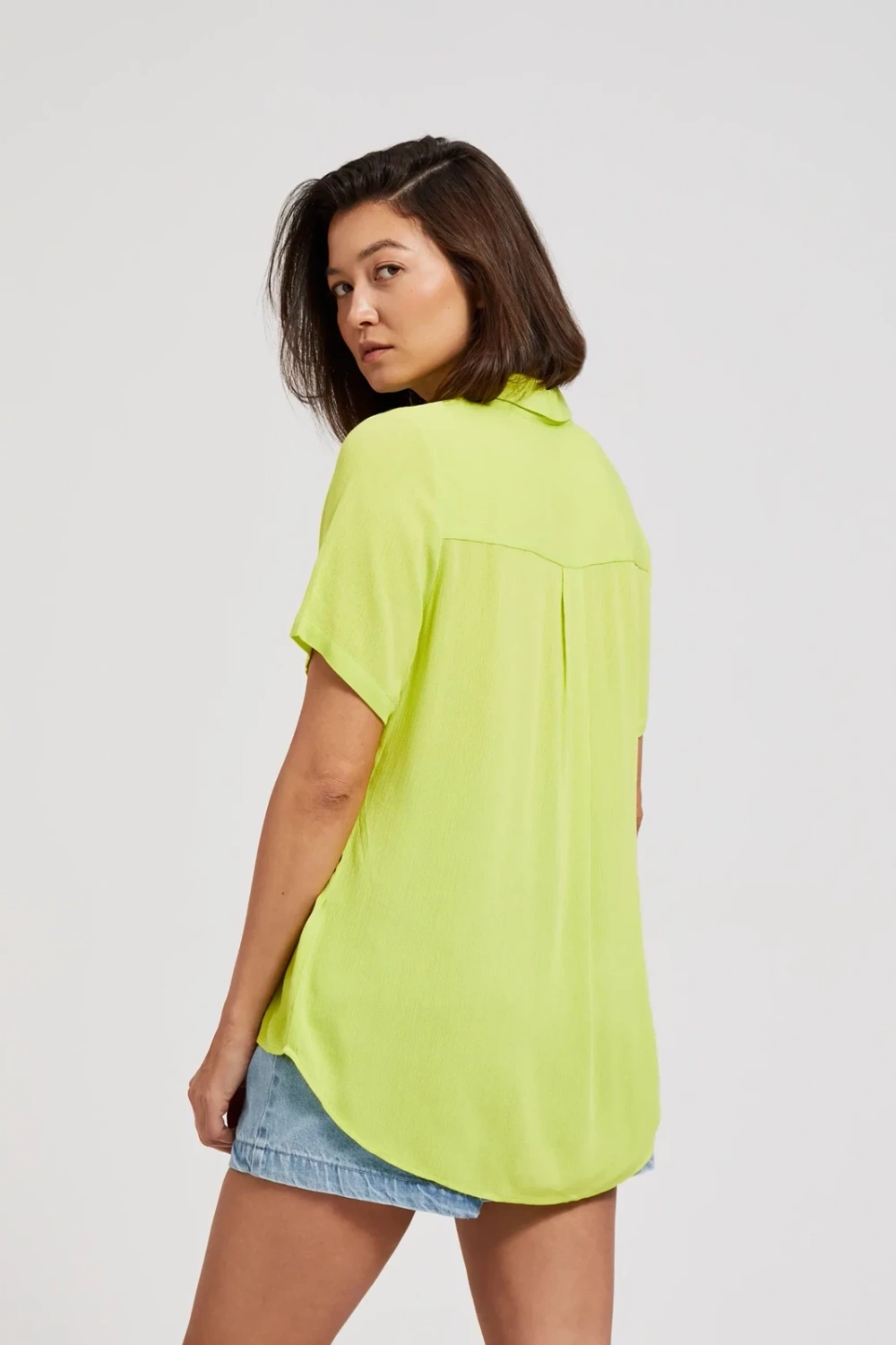 Marisse Women&#039;s Shirt L-Ko-4369 Lime