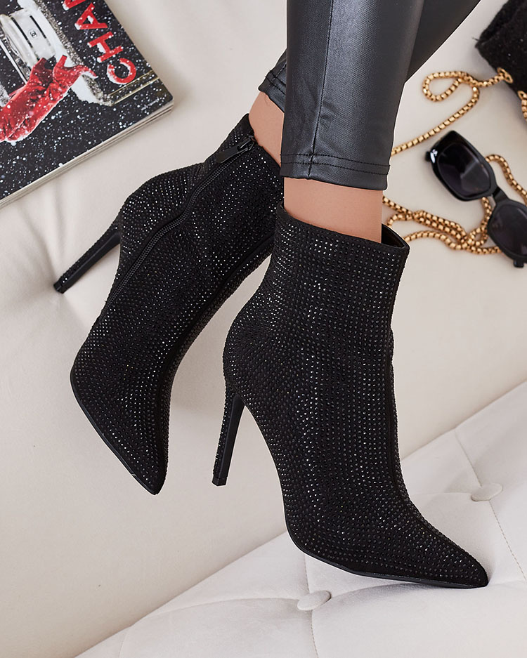 Resti Women&#039;s Lekirisa Zirconia Stiletto Boots