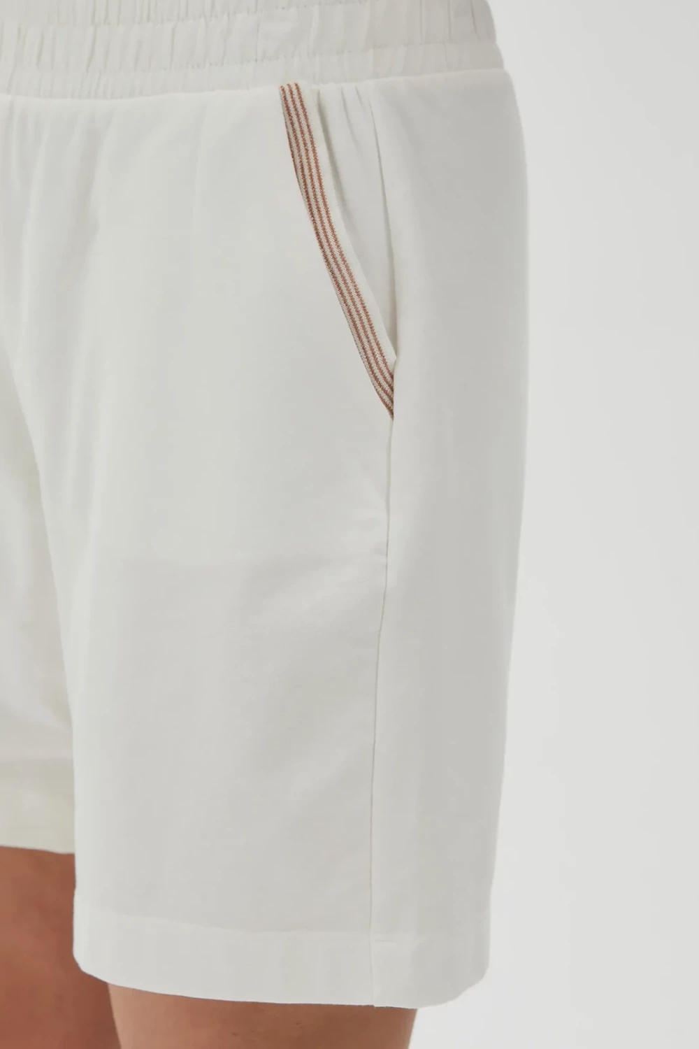 Marisse Women's Shorts L-Sh-4604 Off White