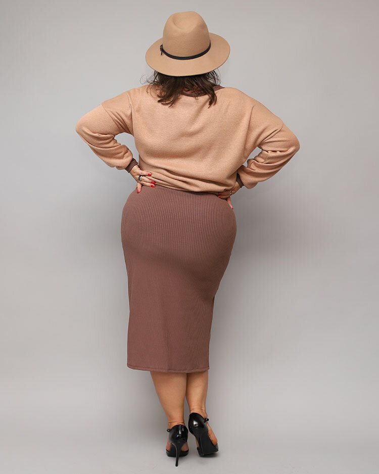 Resti Casual women's set in brown