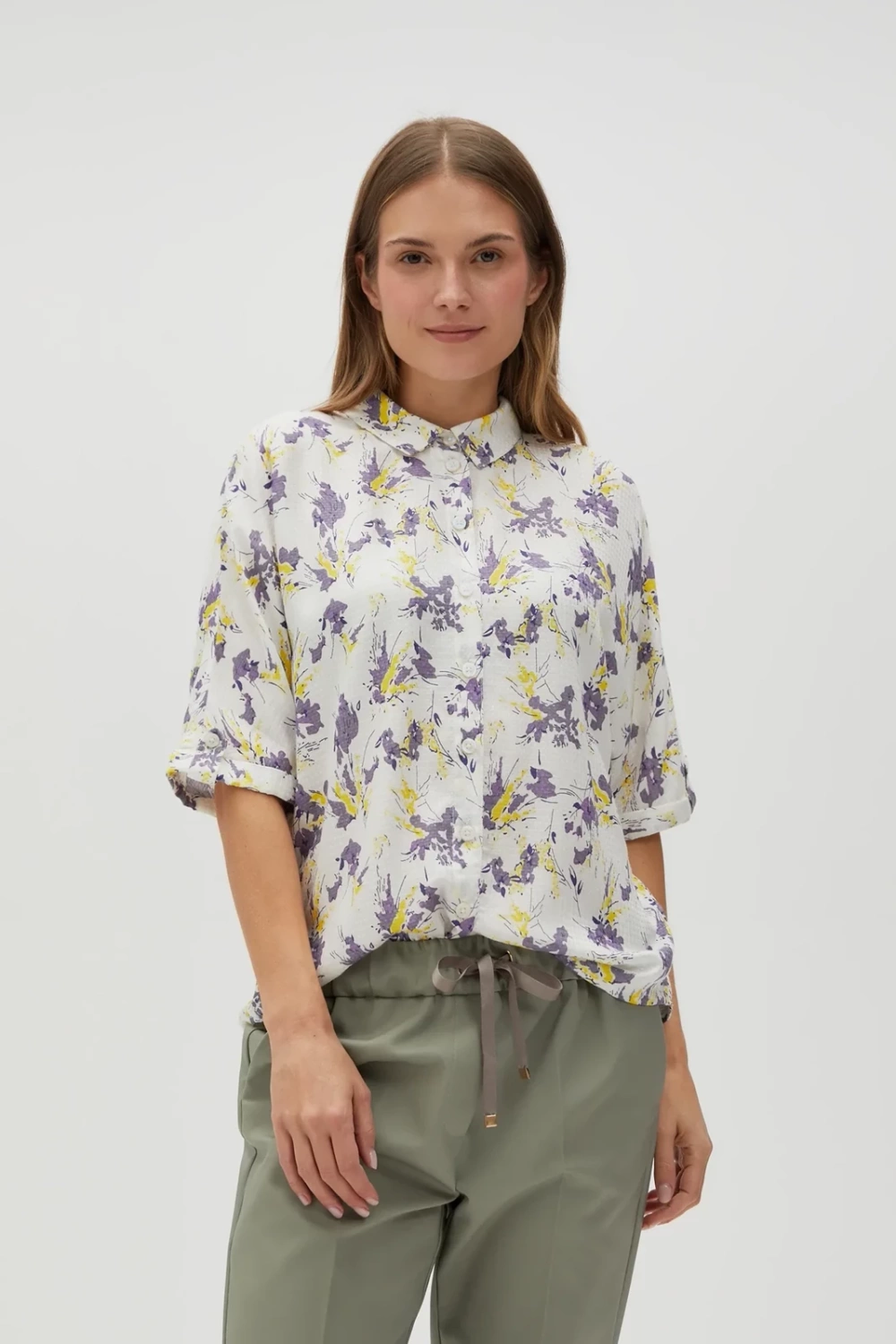 Marisse Women&#039;s Shirt L-Ko-4619 Violet