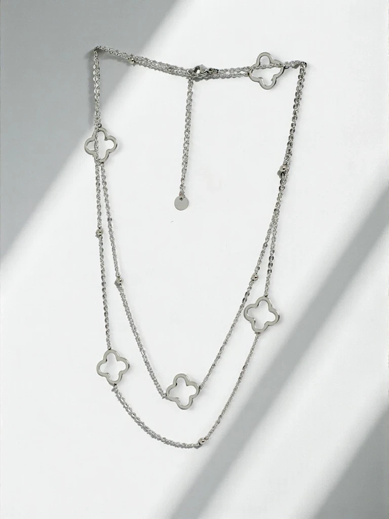 Strieborný náhrdelník Resti Livia Quattro Argento