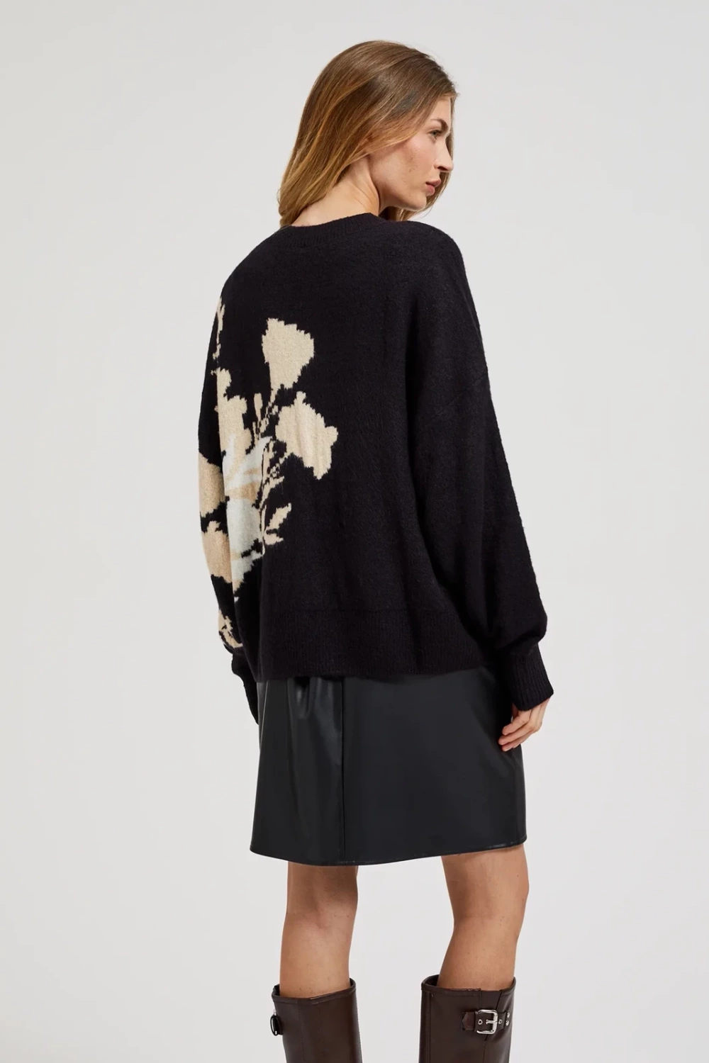 Marisse Women&#039;s Sweater Z-Sw-4565 Black