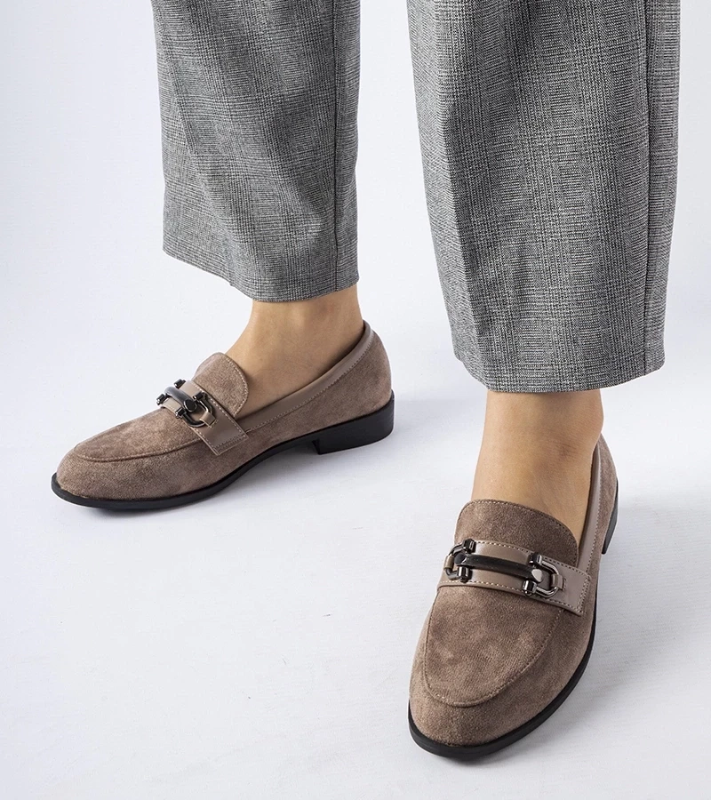 D/CEO Silver loafers Ilana