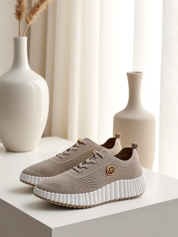Resti Women's sporty lace-up sneakers Tobin