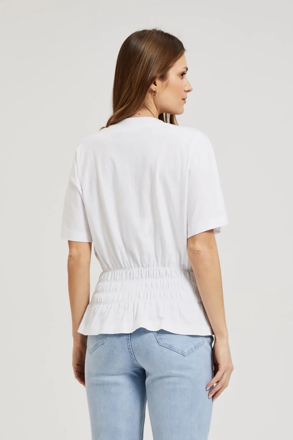 Marisse Women's Blouse L-Ts-4368 White
