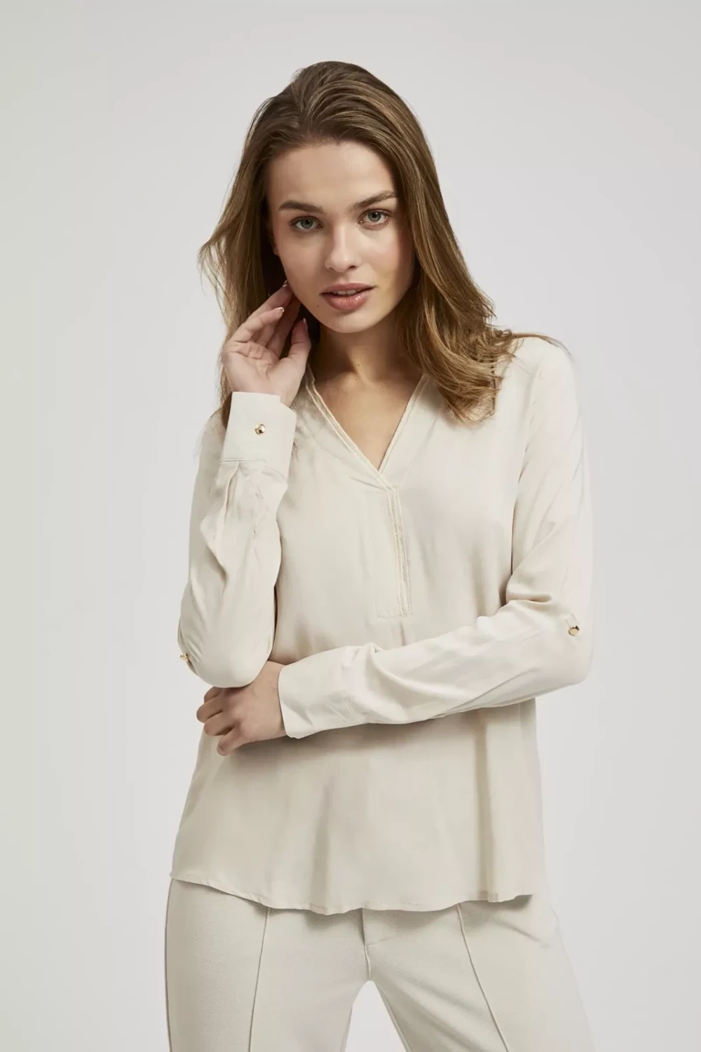 Marisse Women&#039;s Shirt L-Ko-4316 L.Beige