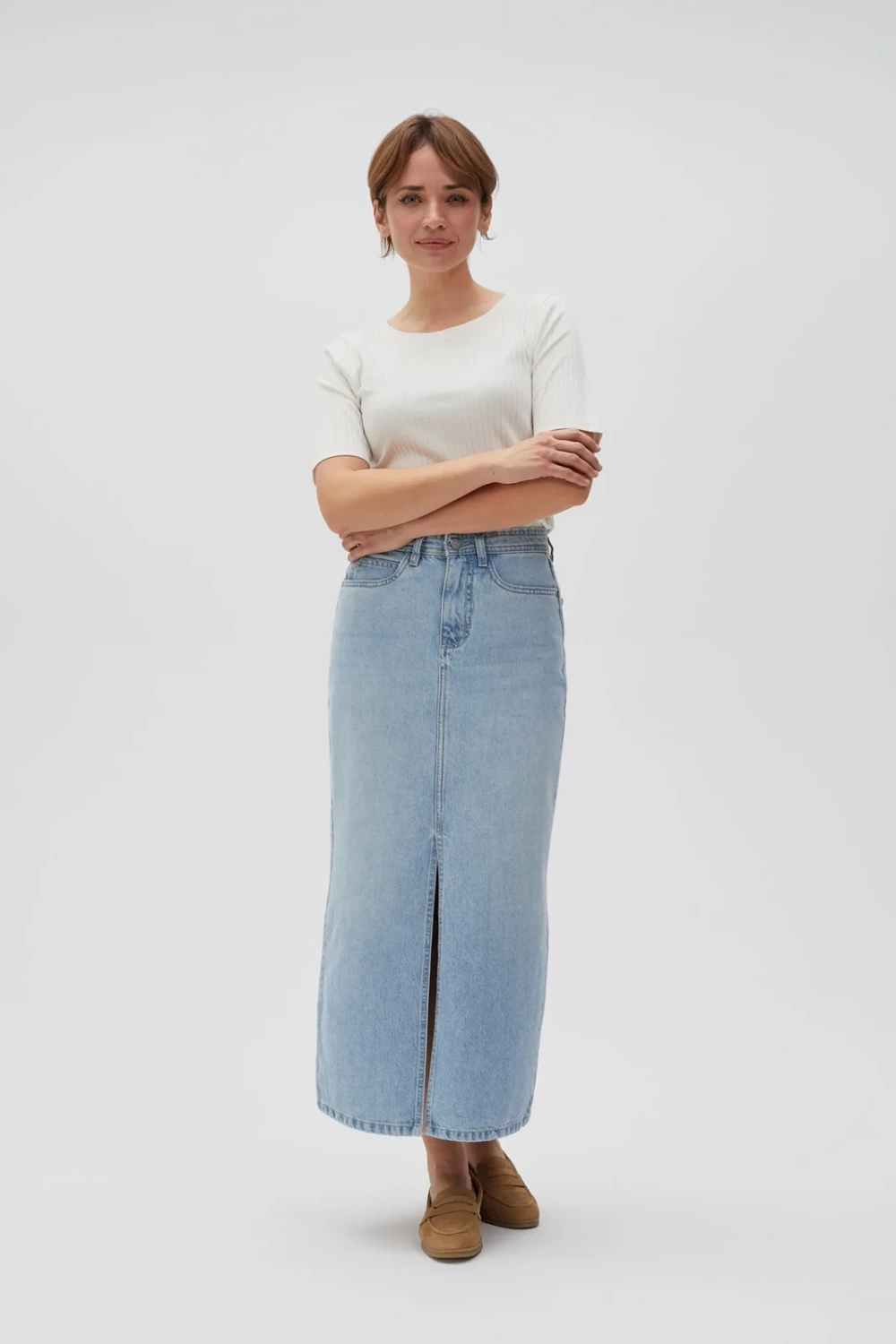 Marisse Women&#039;s Skirt L-Sc-4601 L.Blue