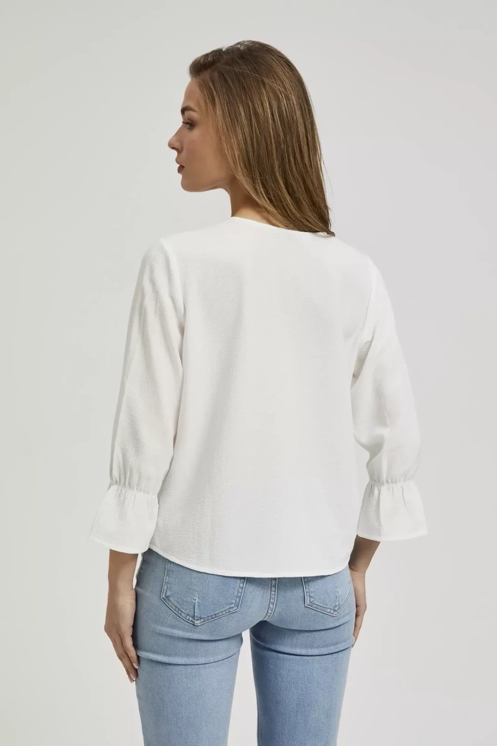 Marisse Women's Shirt L-Ko-4338 White