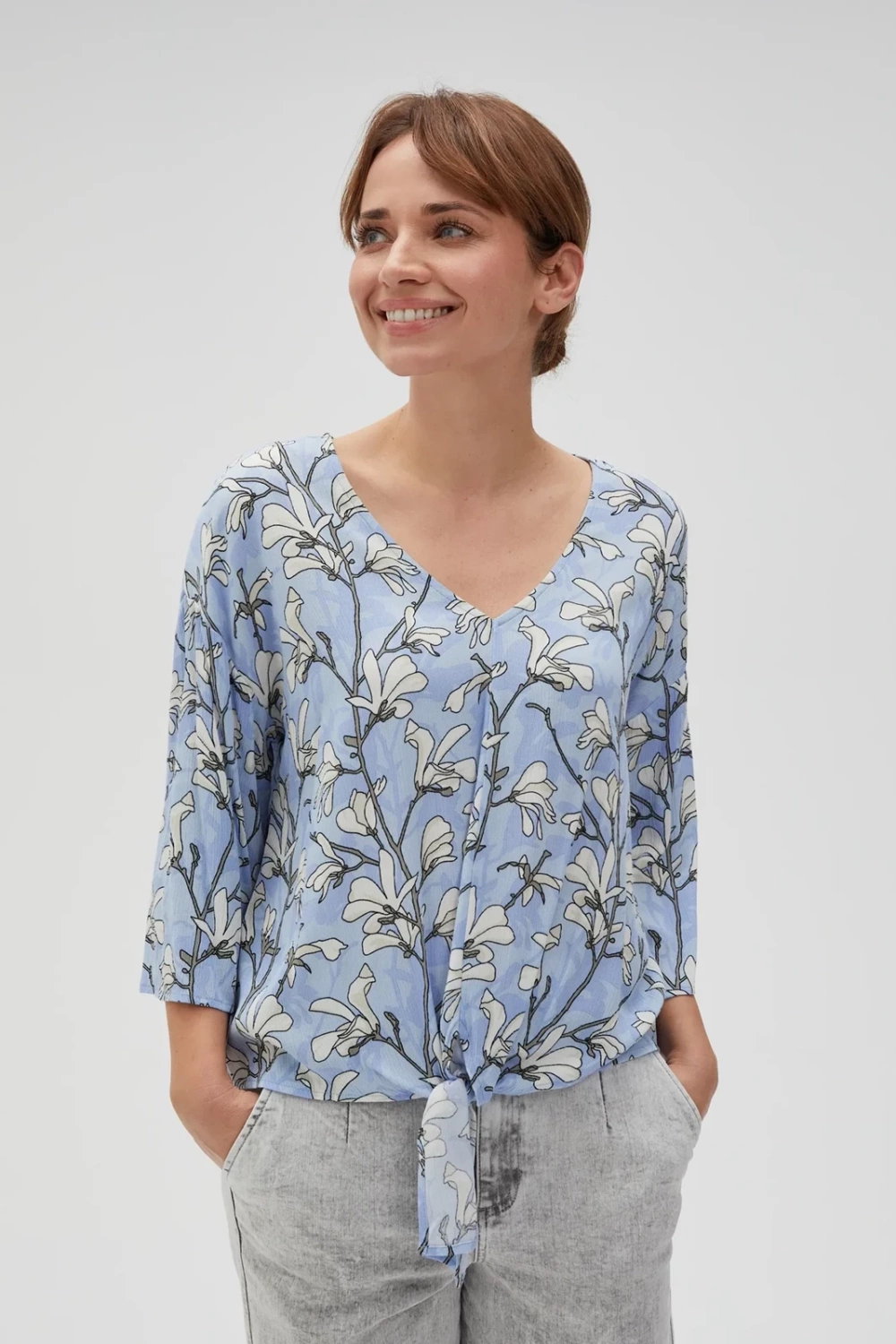 Marisse Women&#039;s Shirt L-Ko-4611 Blue