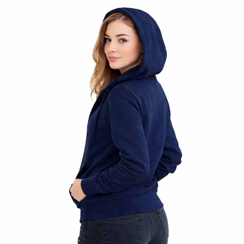 Dámska mikina J.STYLE na zips s kapucňou