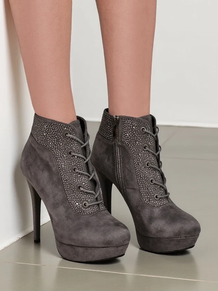 Resti Women's ankle boots with rhinestones Efelolo
