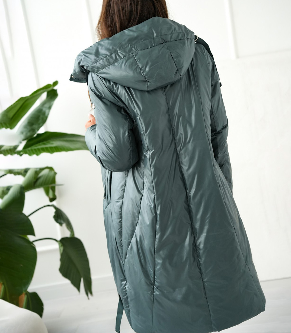 Pri Long elegant women&#039;s winter coat insulated delicate sheen REGINA