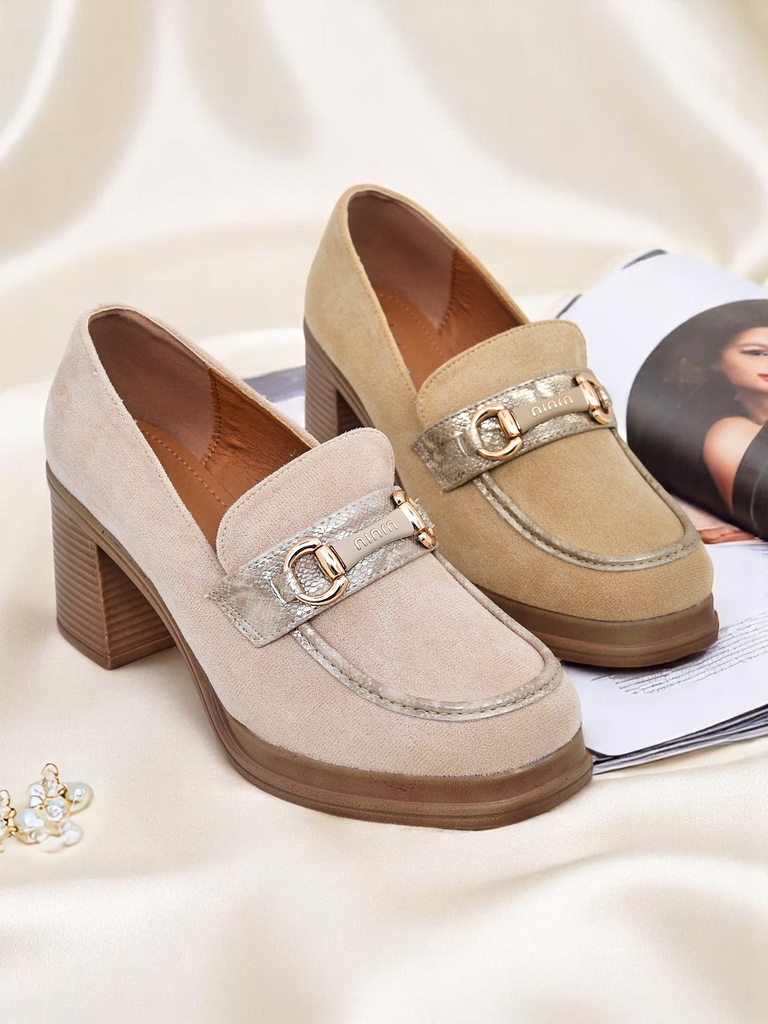 Resti Women’s block-heel loafers Apareus