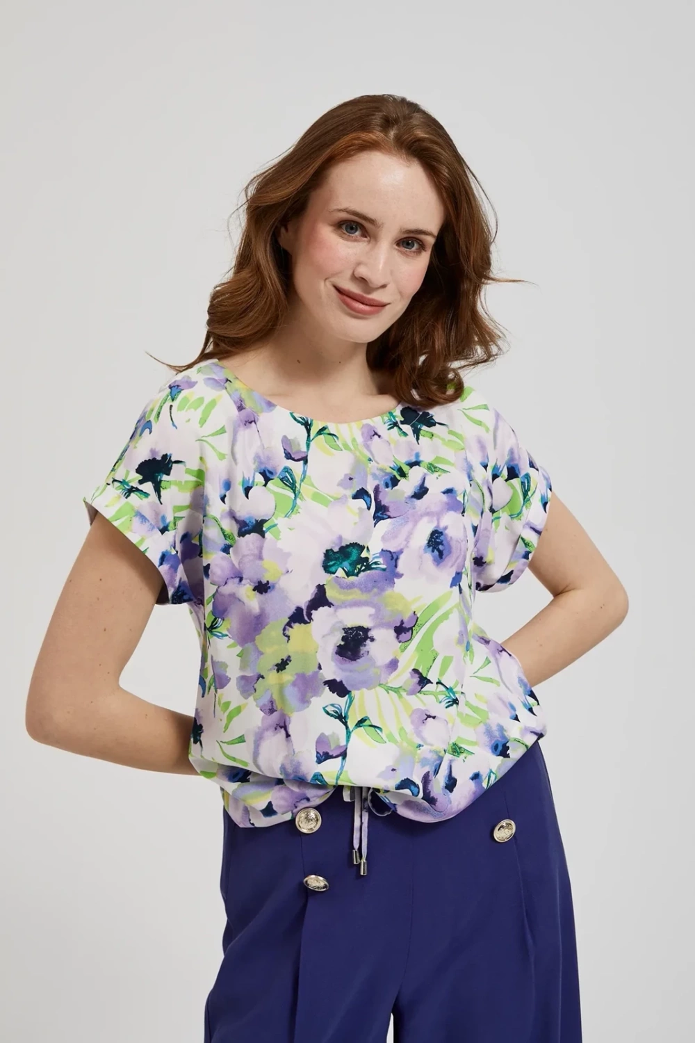 Marisse Women&#039;s Shirt L-Ko-4351 L.Violet