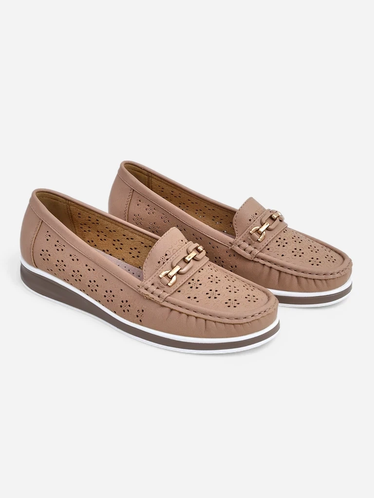 Resti Women's perforated moccasins Cerro