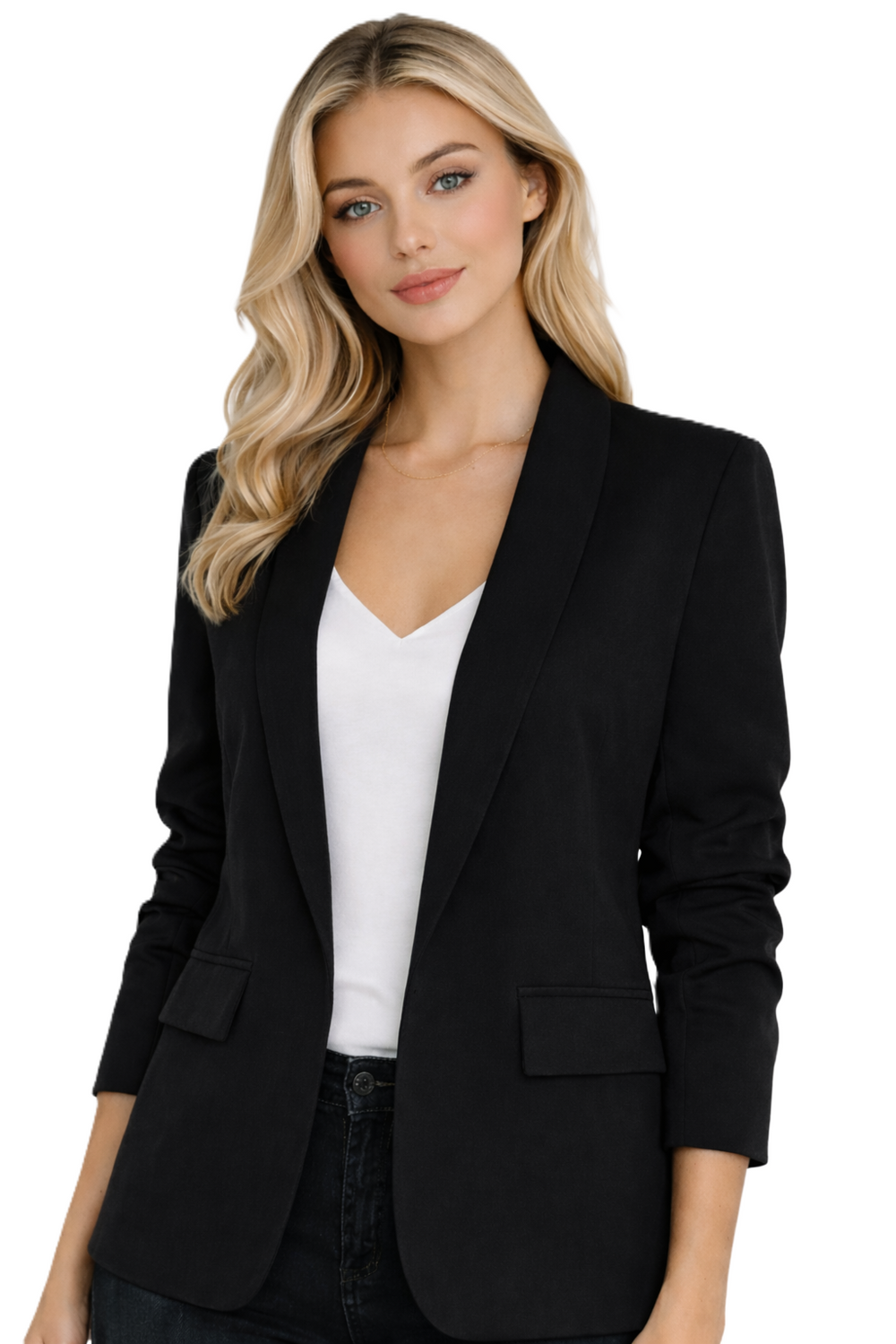 Crna ženska jakna Moda
