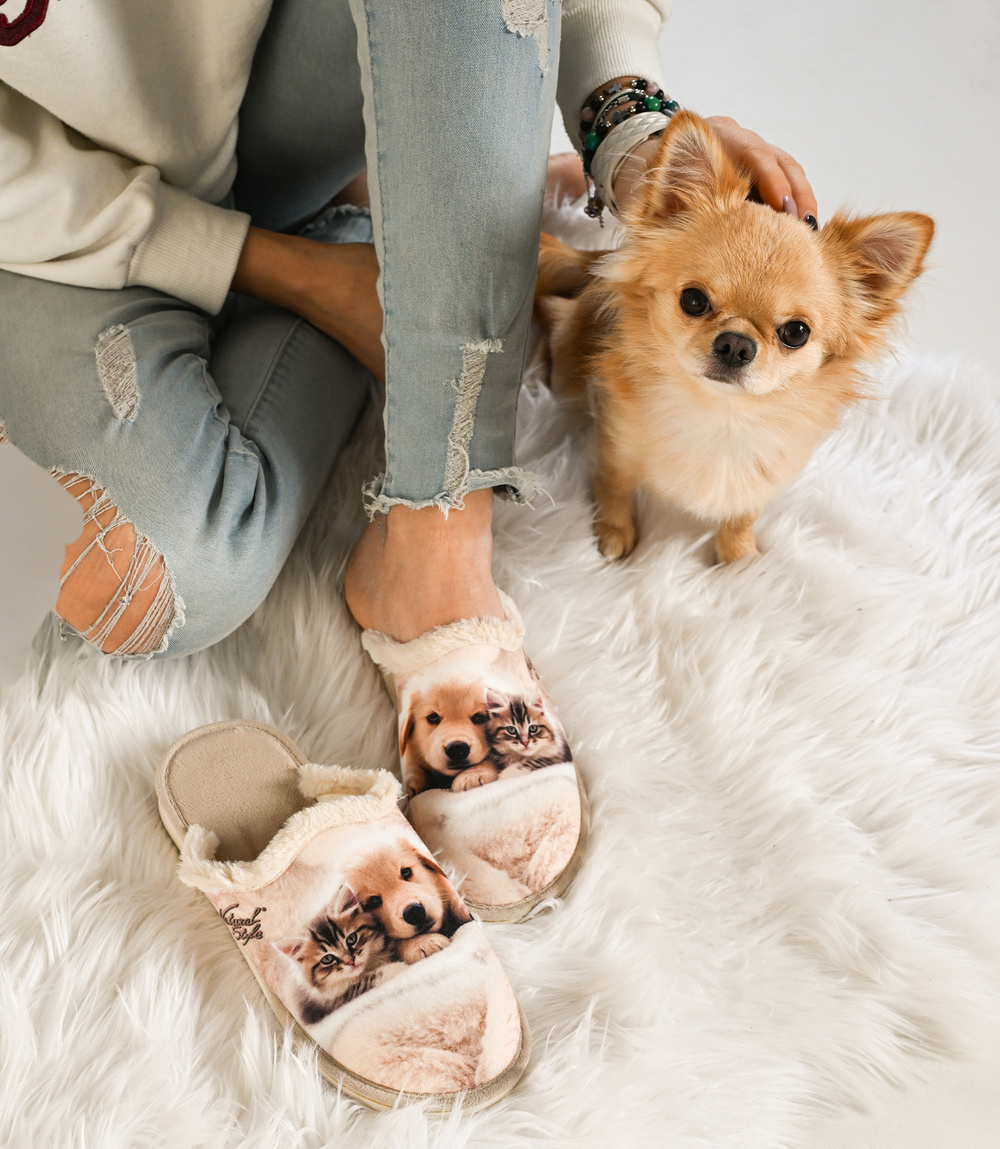 Дамски чехли Natural Style NS-109 Бежови