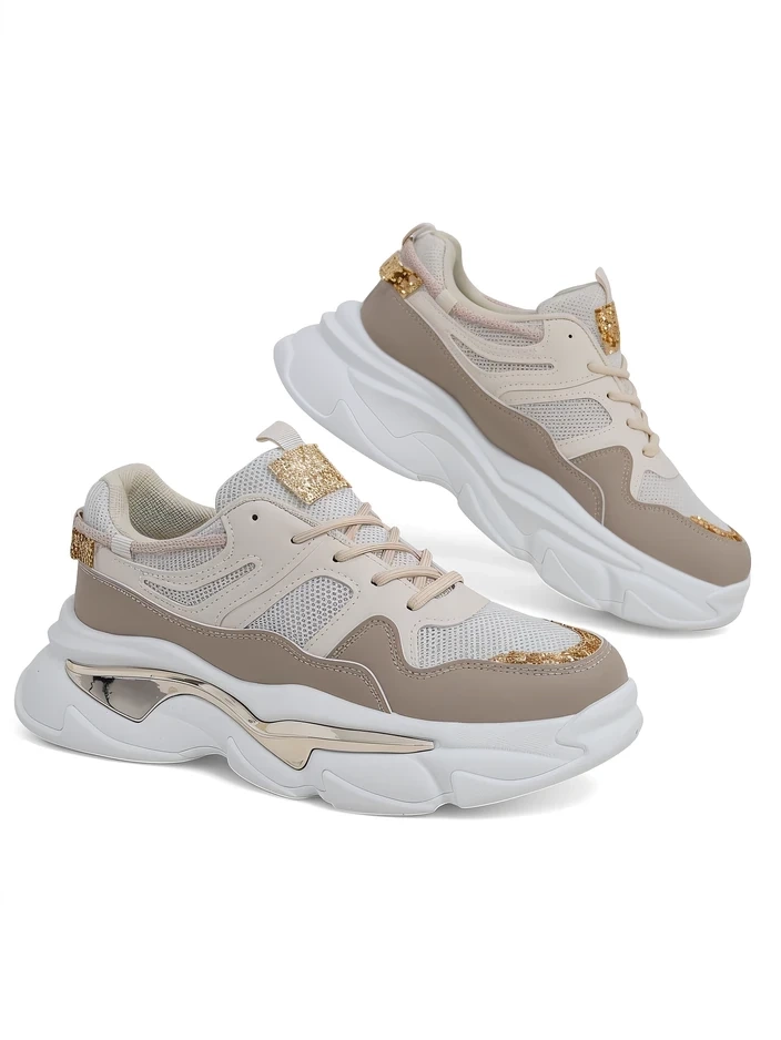 Resti Women's sneakers with a thicker sole Lesalli