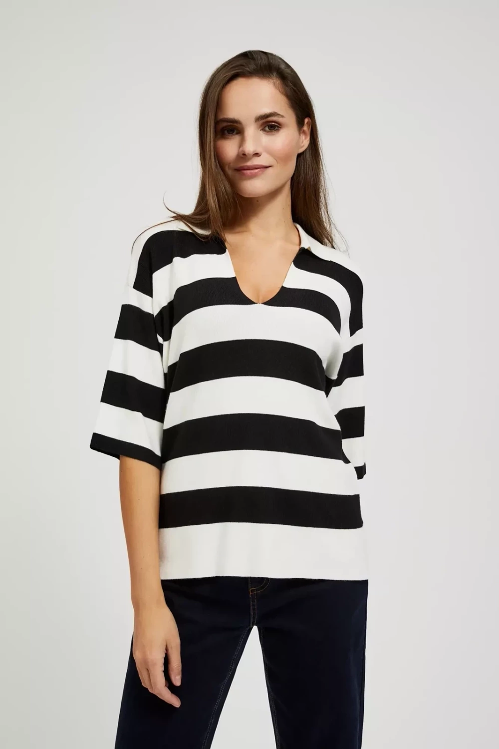 Marisse Women's Sweater L-Sw-4300 Black