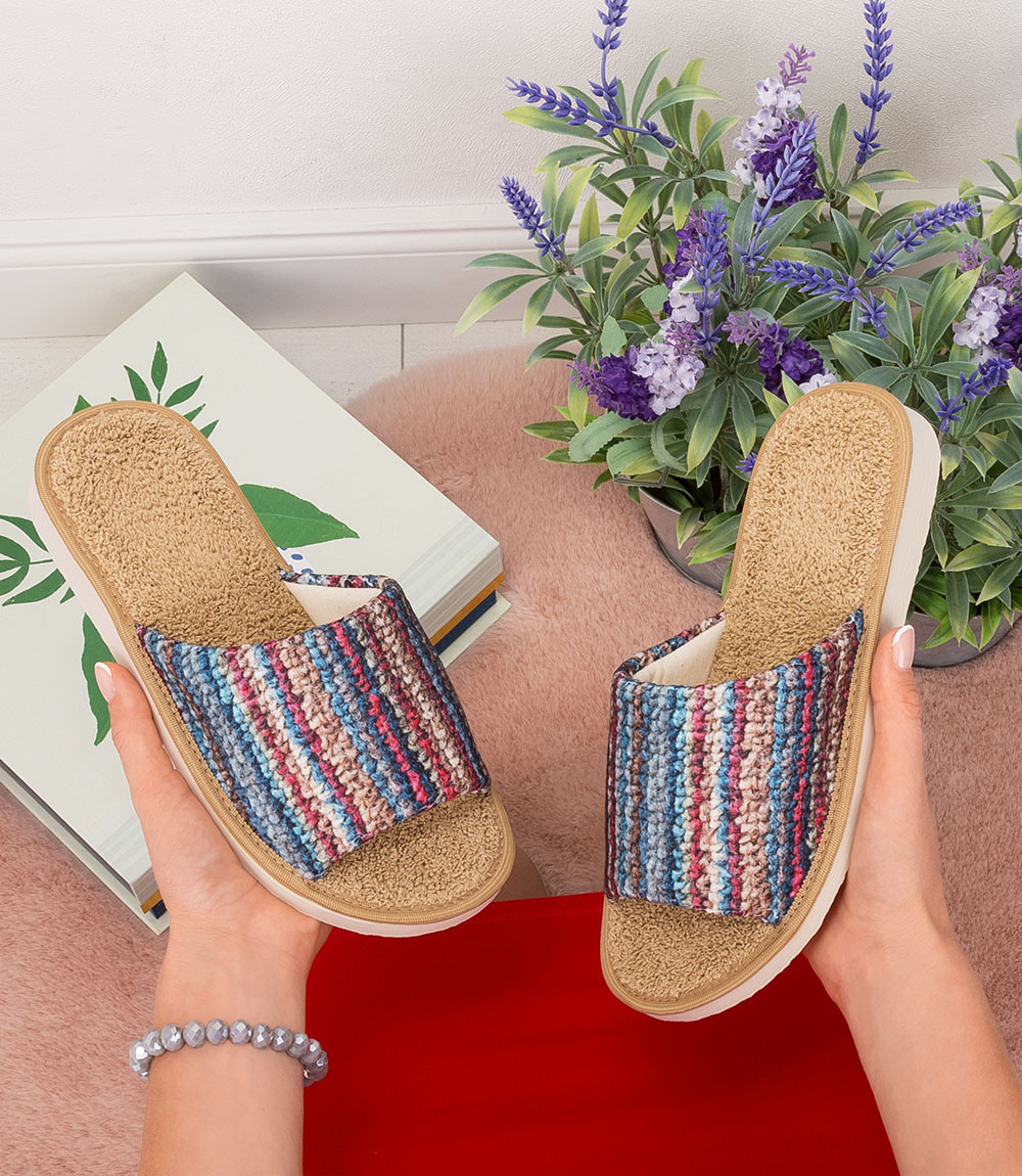 Дамски чехли Natural Style NS-074 Бежови