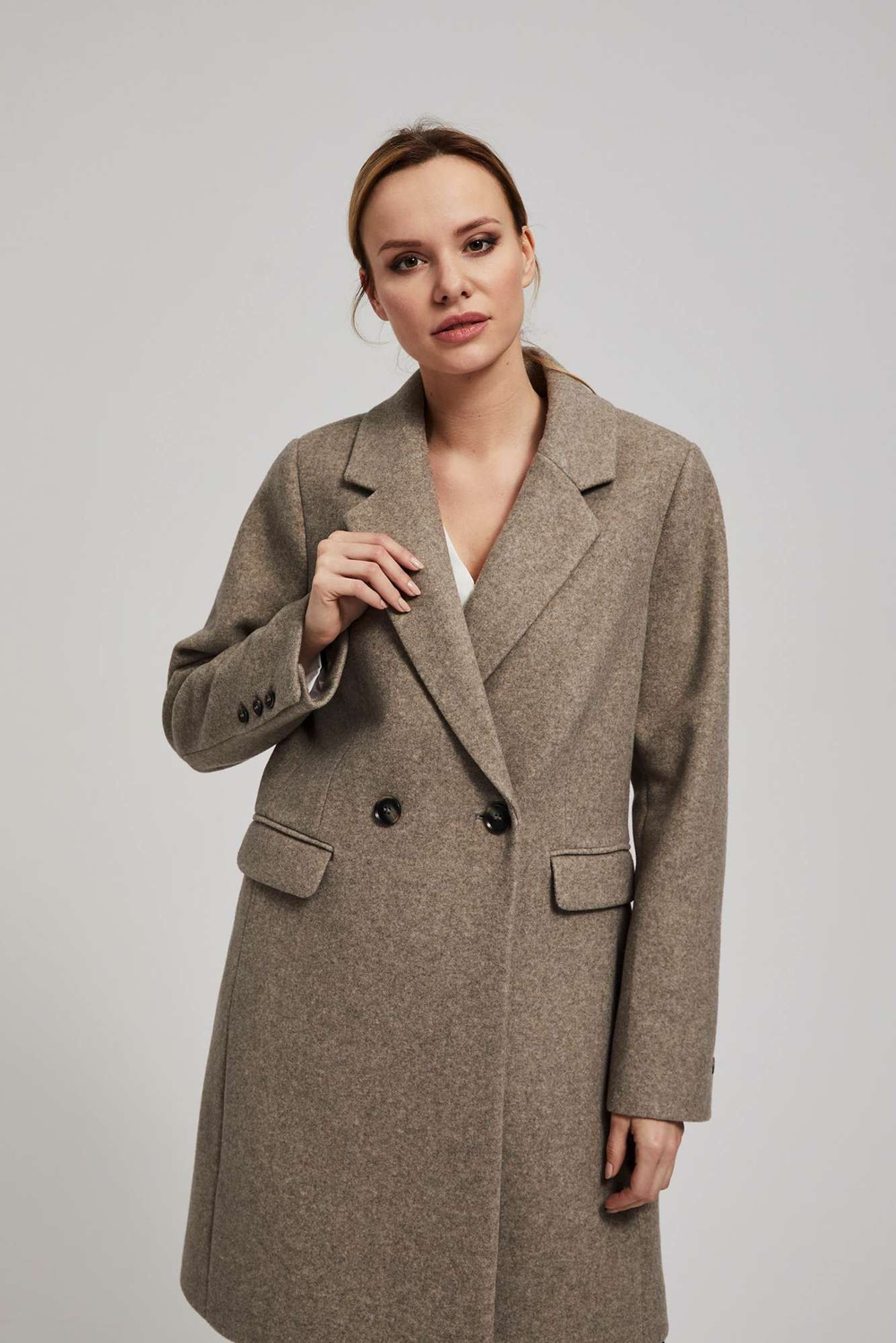 Marisse Double-Breasted Coat
