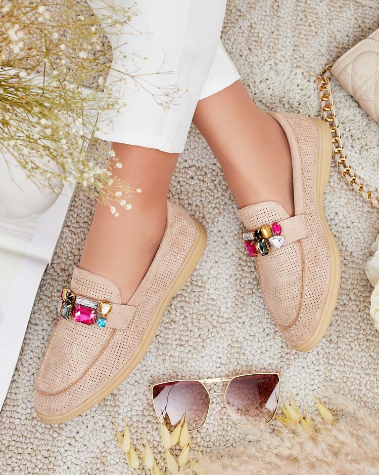Resti Women's openwork moccasins Mettele