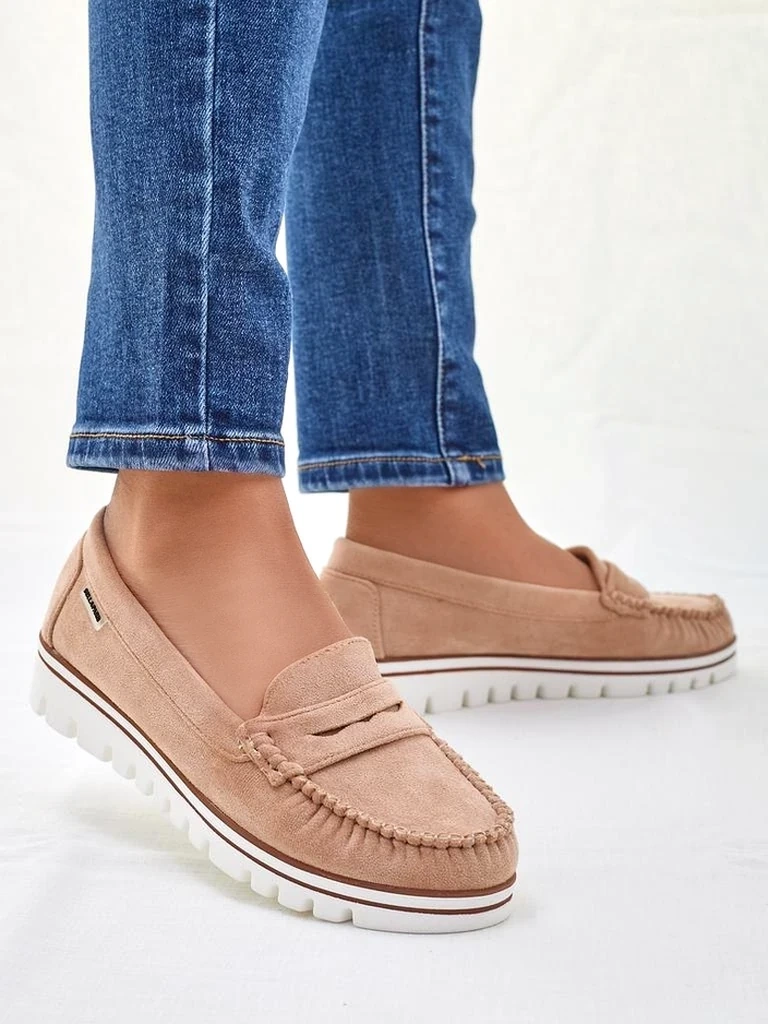 Resti Womens eco suede moccasins Bellisse