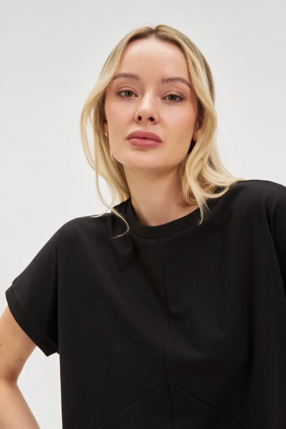 Marisse Women&#039;s T-Shirt L-Ts-4654 Black