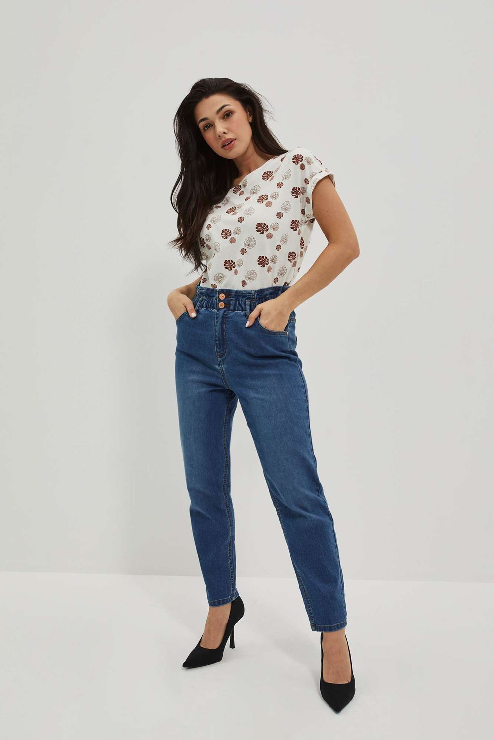 WOMEN'S T-SHIRT L-TS-4021 WHITE