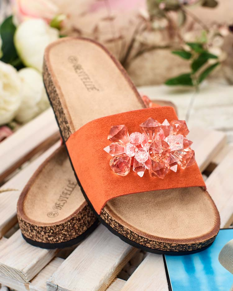 Resti Royalfashion Women's Villo rhinestone flip-flops