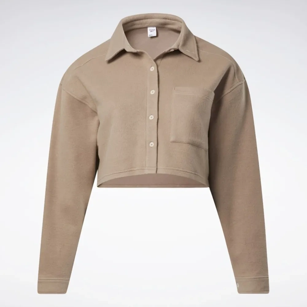 Суитшърт от полар Reebok plus size