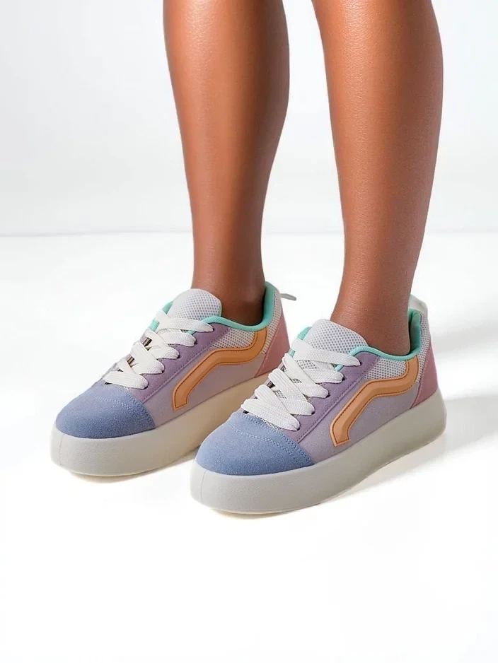 Resti Women's sports sneakers on a platform Ensis