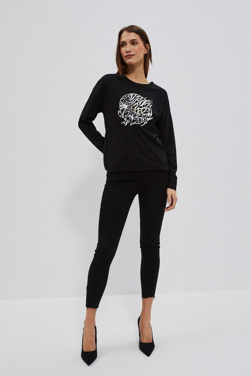 Marisse Women's Blouse L-Ts-4007 Black