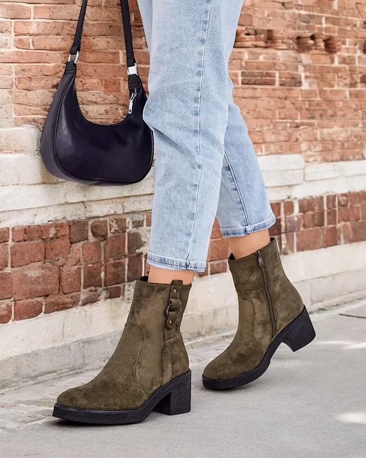 Resti Women&#039;s ankle boots on a pole Boron