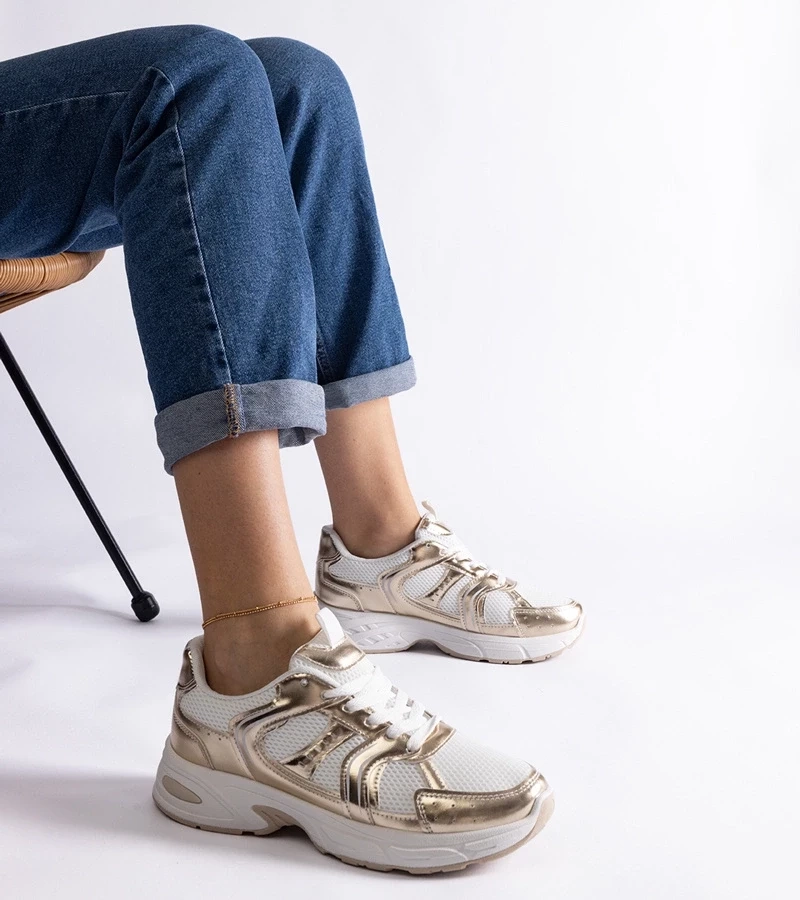 Gemre Adidași sportivi alb-aurii Ena