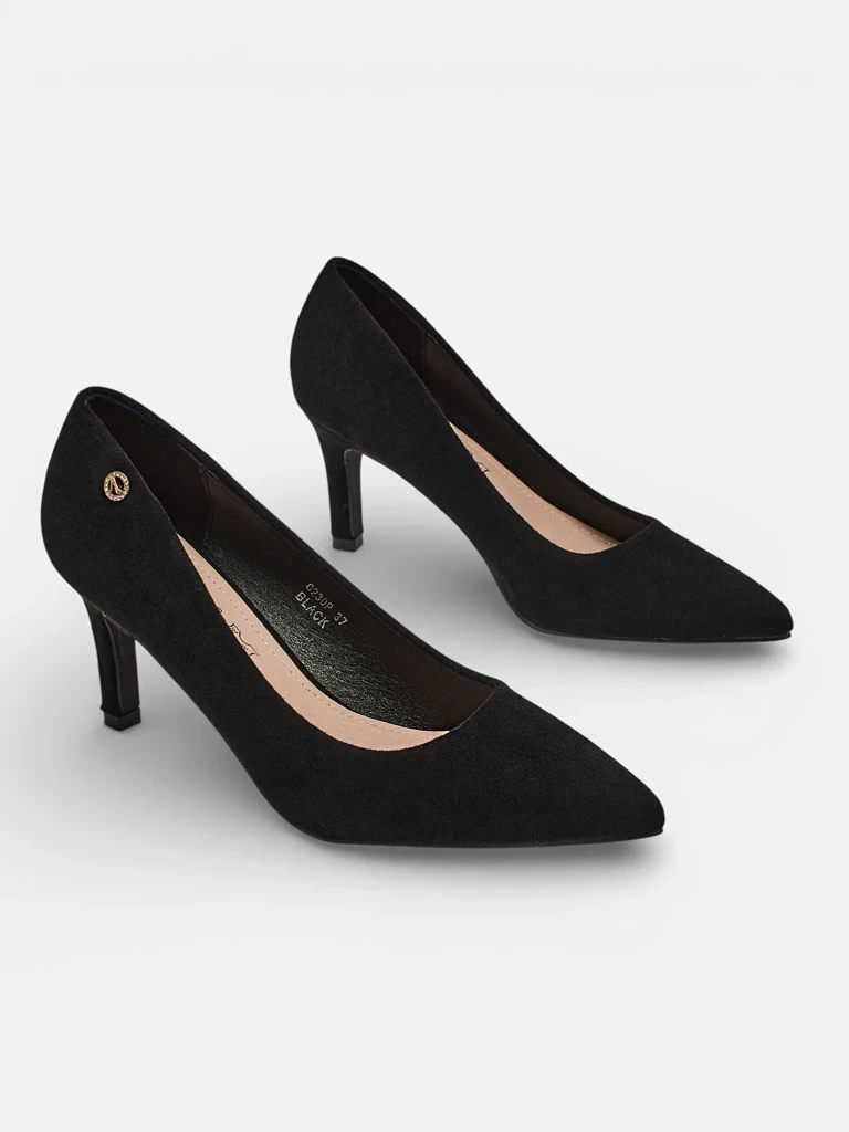 Dámske stiletto lodičky z ekosemišu