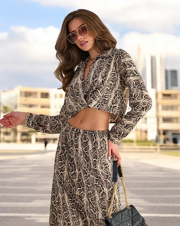 Resti Patterned Women&#039;s Set